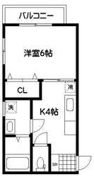 伊東ハイツの物件間取画像